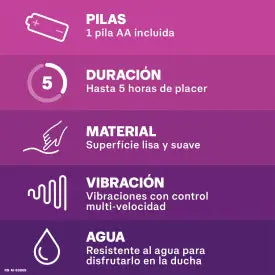 Durex Pure Fantasy Intense Orgasmic Pure Fantasy Vibrator, Klitoris-Dildo Frau