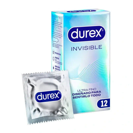 Durex Invisible Extra Sensitive 12 Condoms