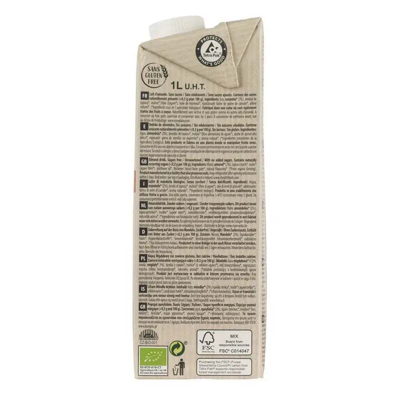 Ecomil Mandel Classic Natur Bio, 1 l