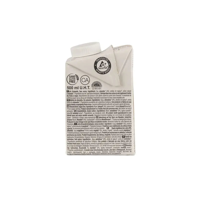 Ecomil Mandel Natur Bio 500 Ml, 500 ml