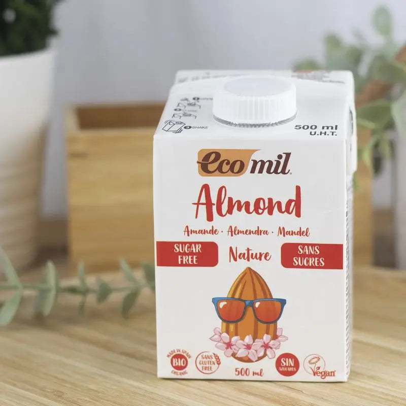 Ecomil Mandel Natur Bio 500 Ml, 500 ml