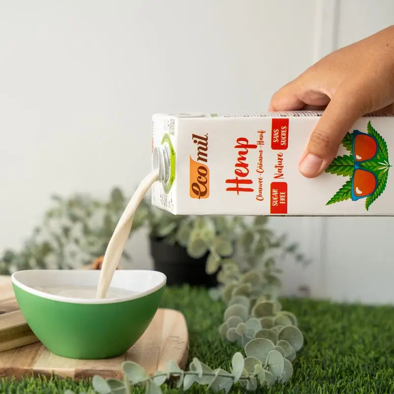 Ecomil Hanf Natur (zuckerfrei), 1 l