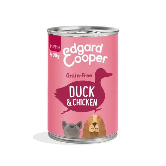 Edgard & Cooper Wet Puppy Food 6x400g Duck & Chicken
