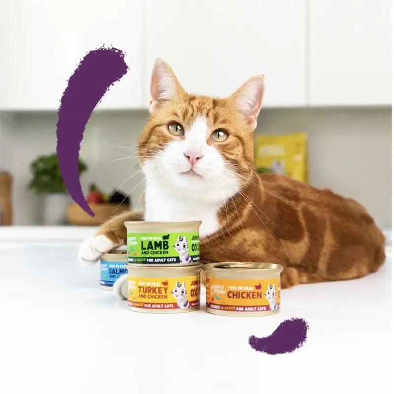 Edgard & Cooper Katzennassfutter 18x85g Putenhappen