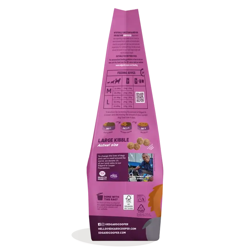 Edgard & Cooper Hundefutter 12kg Wildfleisch