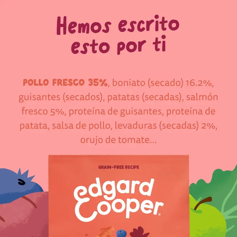 Edgard & Cooper Hundefutter 2.5kg Huhn Bauernhof Huhn