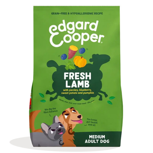 Edgard & Cooper Medium Adult Dog Food With Fresh Lamb , 1 kg