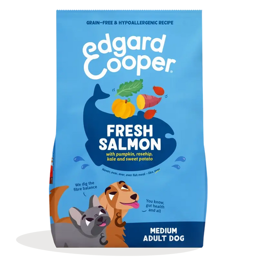 Edgard & Cooper Medium Adult Dog Food With Fresh Salmon , 1 kg