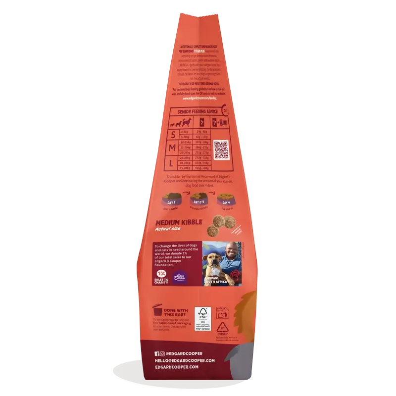 Edgard & Cooper Hund Senior Trocken Huhn/ Lachs M 7Kg