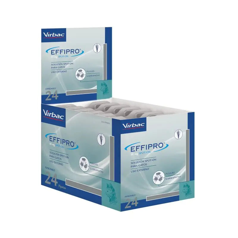 Effipro 50 Mg Spot-On Katzen, 24 Pipetten