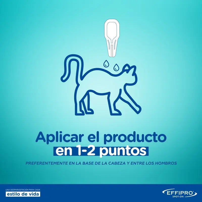 Effipro 50 Mg Spot-On Katzen, 24 Pipetten