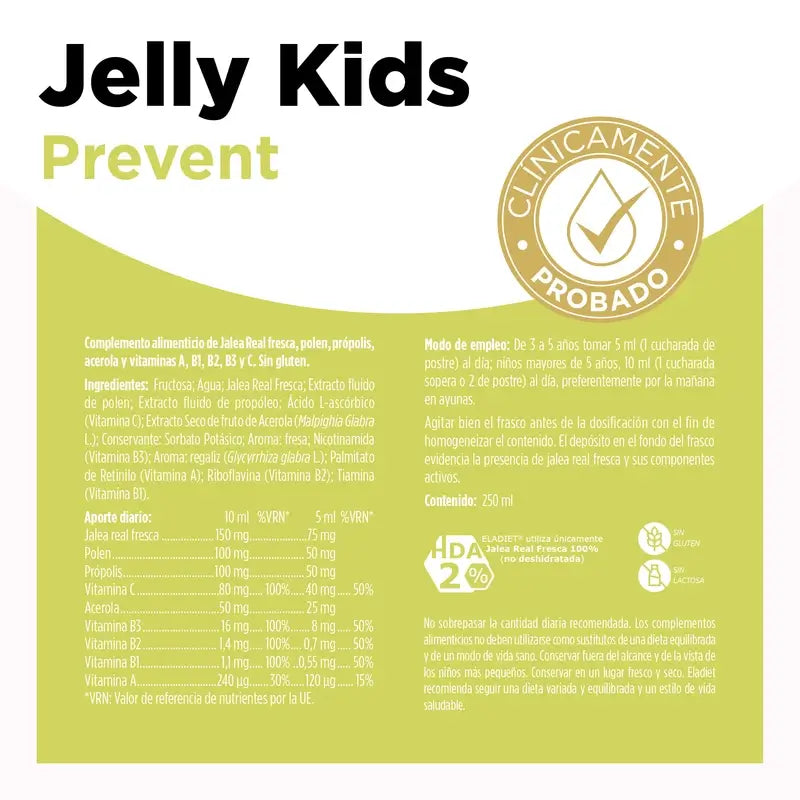 Eladiet Gelee Kinder Prevent, 250 ml