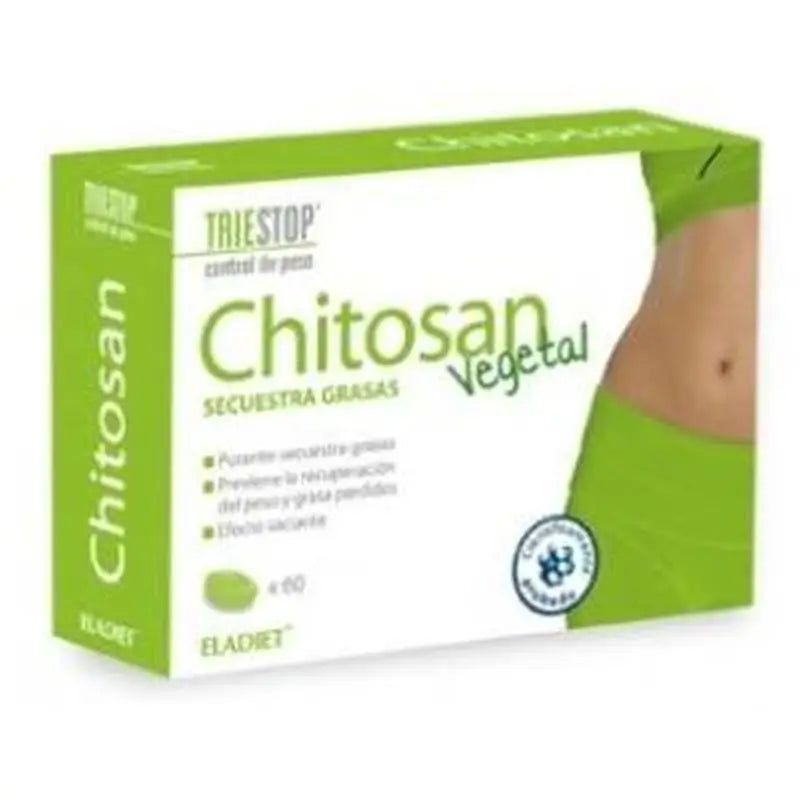 Eladiet Triestop Chitosan Vegetable 60 tablets.