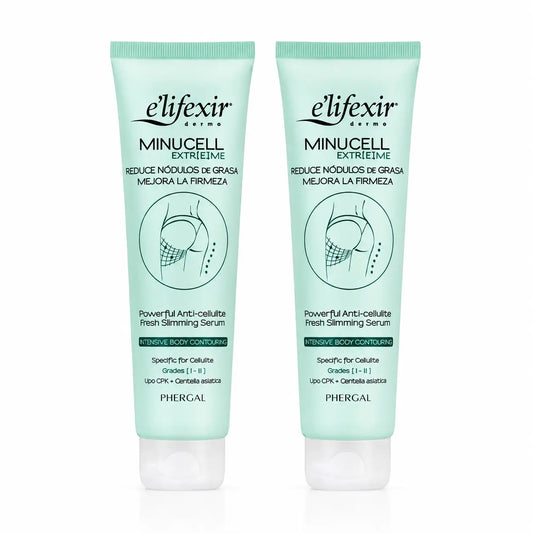 Elifexir Minucell Intensives Anti-Cellulite Schlankheits- und Straffheitsserum 150 ml, 2er Pack