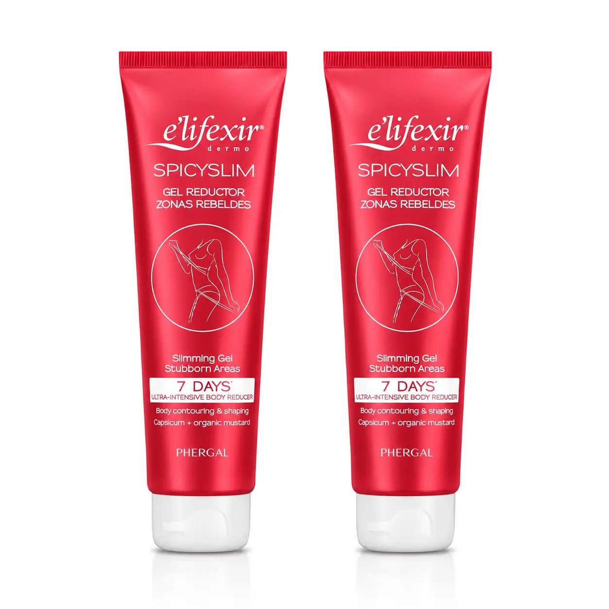 Elifexir Spicyslim Ultra-Intensiv Fettverbrennungs-Gel 150ml, 2er Pack