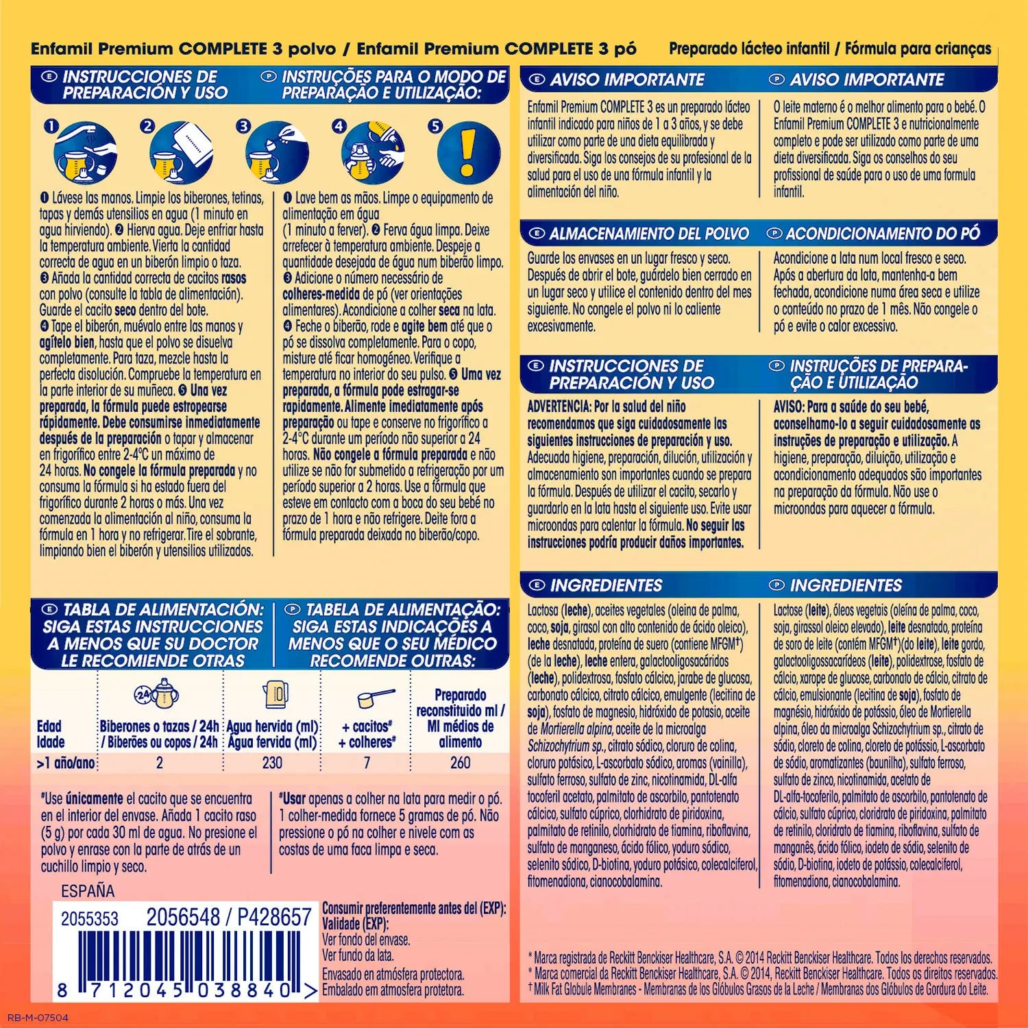 Enfamil Complete 3 Aufwuchsmilch, 800g