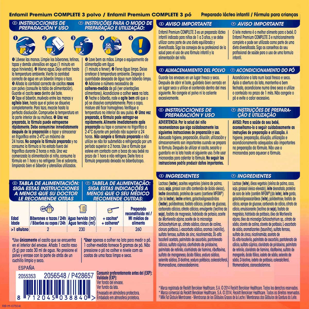 Enfamil Complete 3 Aufwuchsmilch, 800g