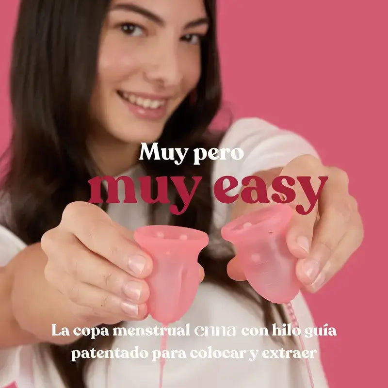 Enna Cycle Easy Menstruationstasse Größe M, 2er Pack