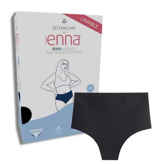 Enna Inkontinenz Damen High Waist 40 Ml, Größe M, Schwarz