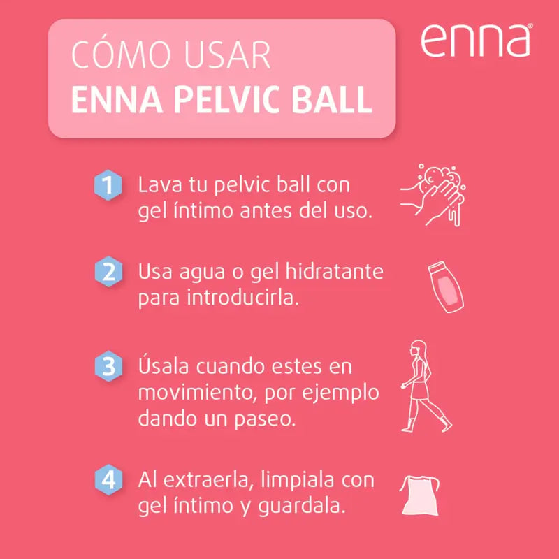 Enna Pelvic Ball Lite Beckenbodentrainer für Harninkontinenz