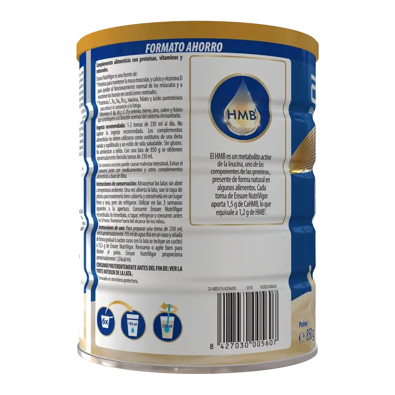 Ensure Nutrivigor Erwachsene Vanille, 850 g