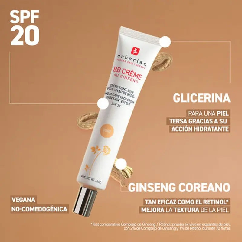 Erborian Bb Creme Caramel R22, 15 ml