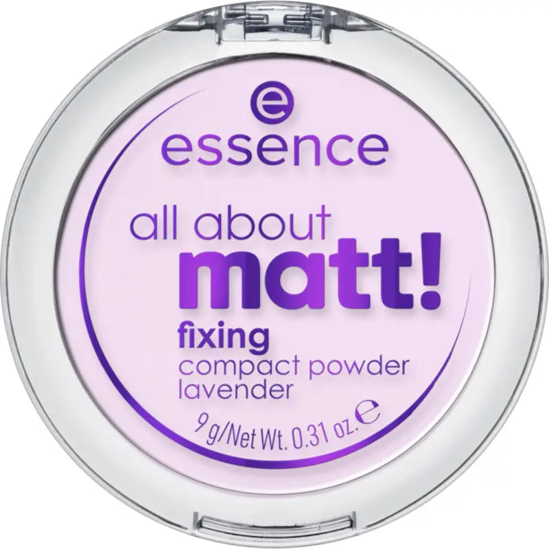 Essence Kompaktpuder „All About Matt!“ mit Lavendelduft, 9 g