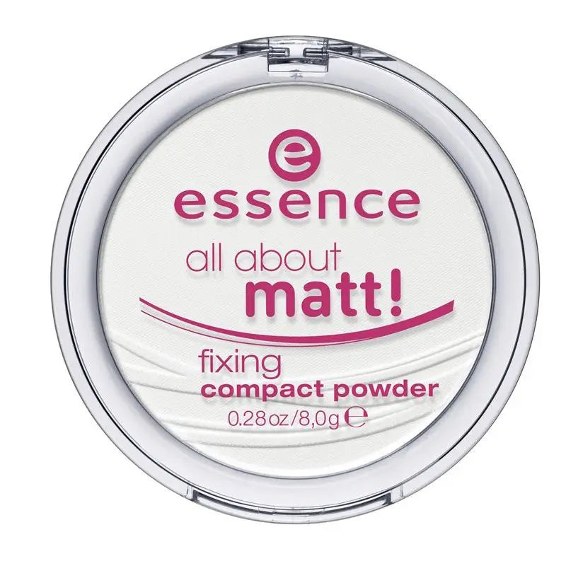 Essence All About Matt! Kompaktes Puder zum Festigen, 8 g
