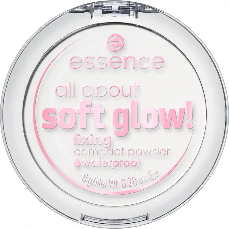 Essence Wasserfester Kompaktpuder All About Soft Glow! , 8 gr