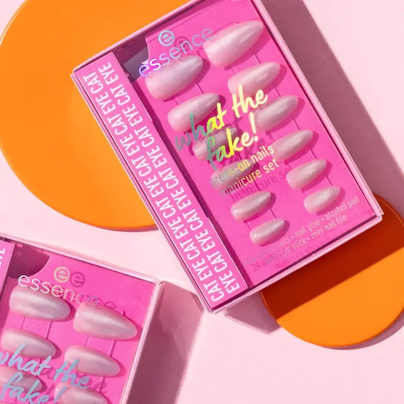 Essence Maniküre Set mit falschen Nägeln What The Fake! Press-On Nägel 02 , 28 Stück