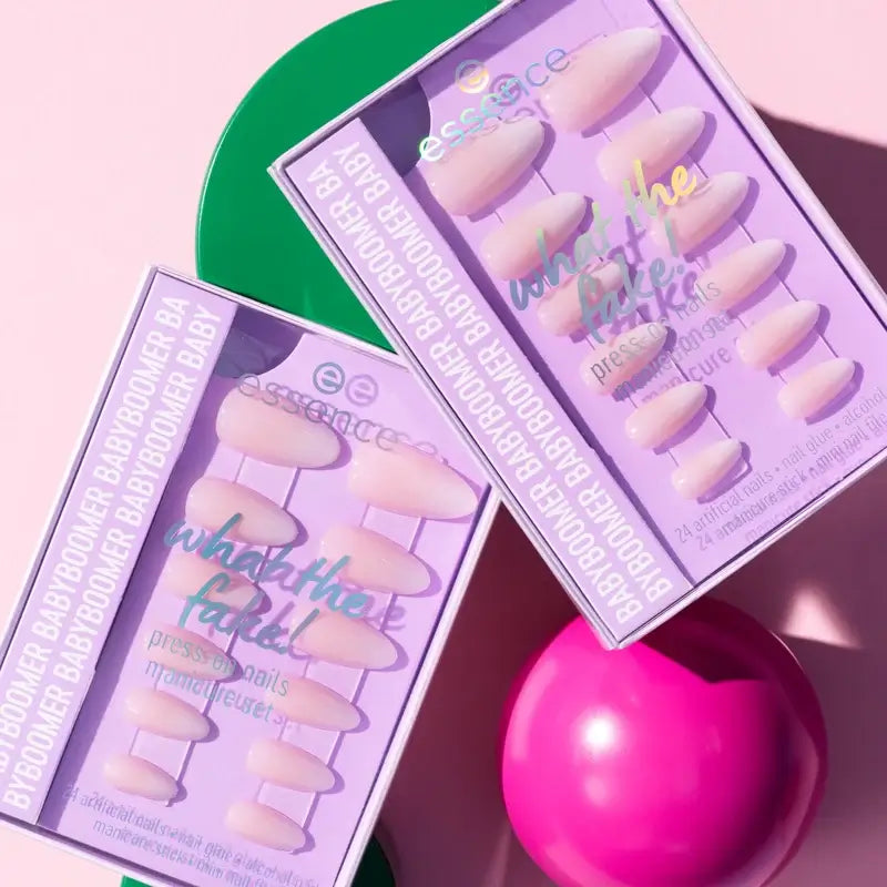 Essence Maniküre Set mit falschen Nägeln What The Fake! Press-On Nägel 03 , 28 Stück