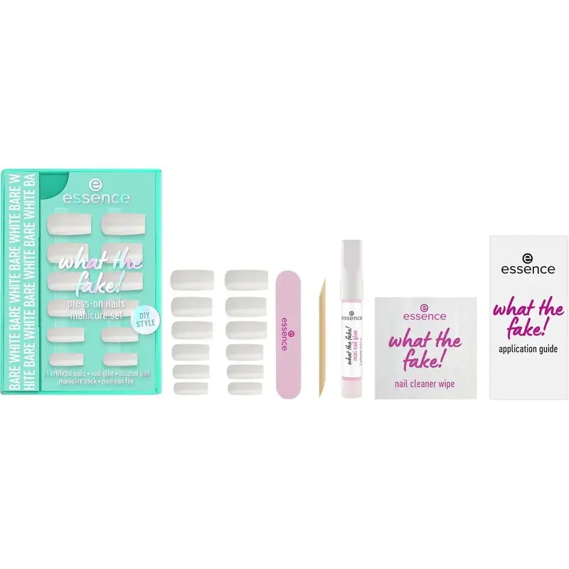 Essence Maniküre Set mit falschen Nägeln What The Fake! Press-On Nägel 04 , 28 Stück