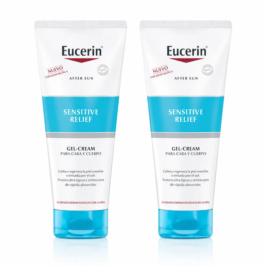 Eucerin Aftersun Sensitive Relief Sensitive Relief Gel-Creme 200 ml, 2er Pack