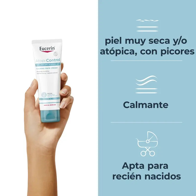 Eucerin Atopicontrol Gesichtscreme, 50 ml