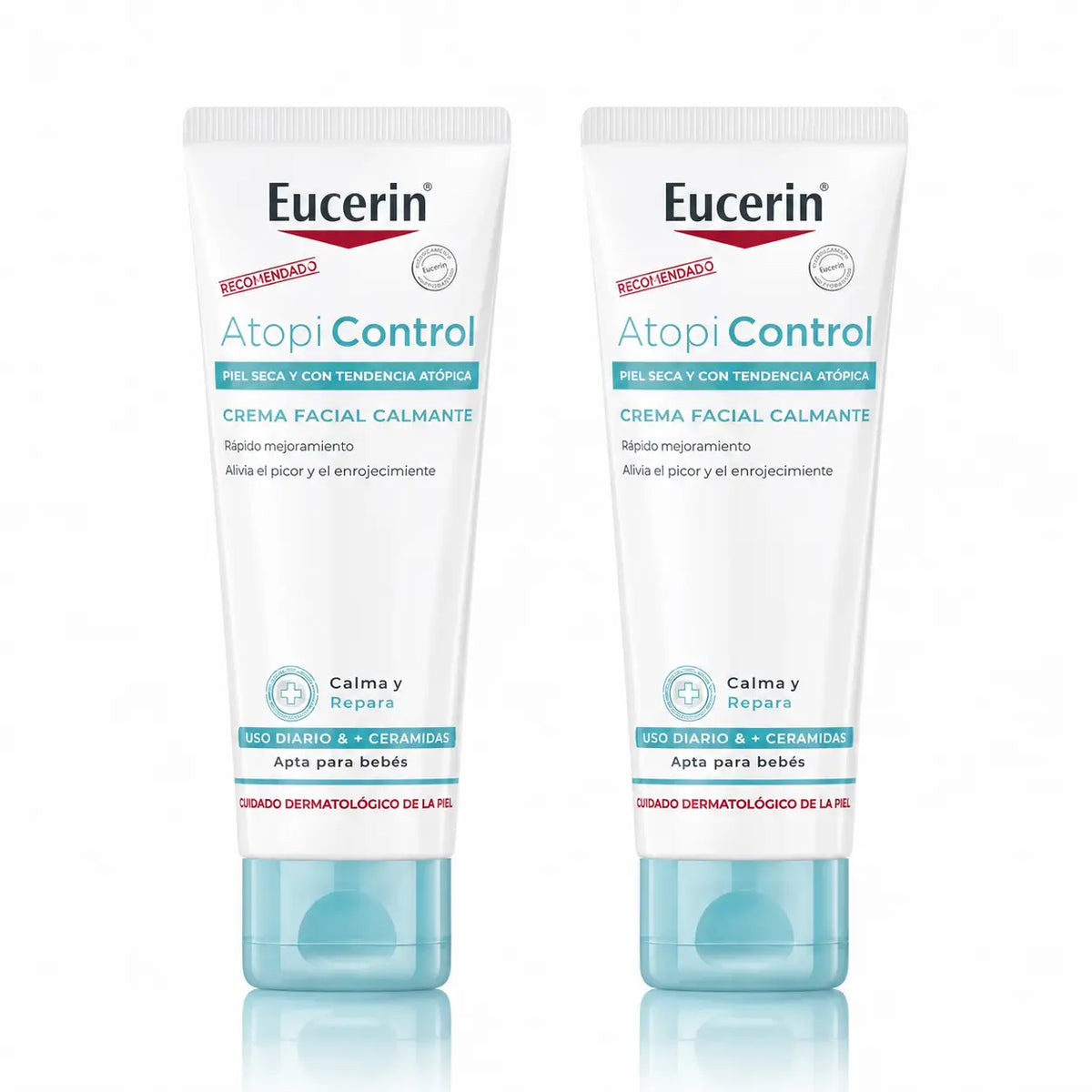 Eucerin Atopicontrol Gesichtscreme, 50ml, 2er Pack