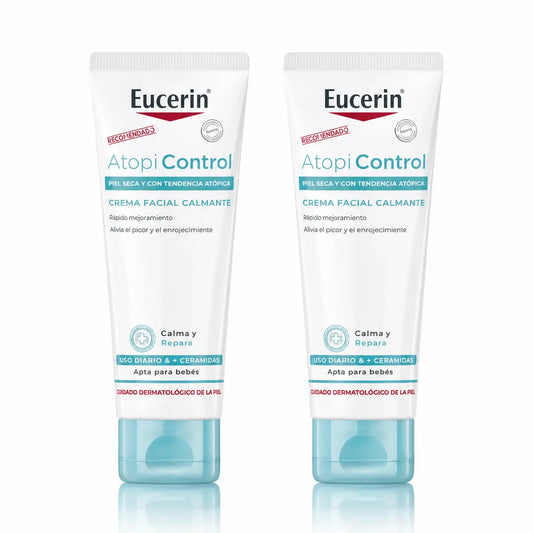 Eucerin Atopicontrol Gesichtscreme, 50ml, 2er Pack