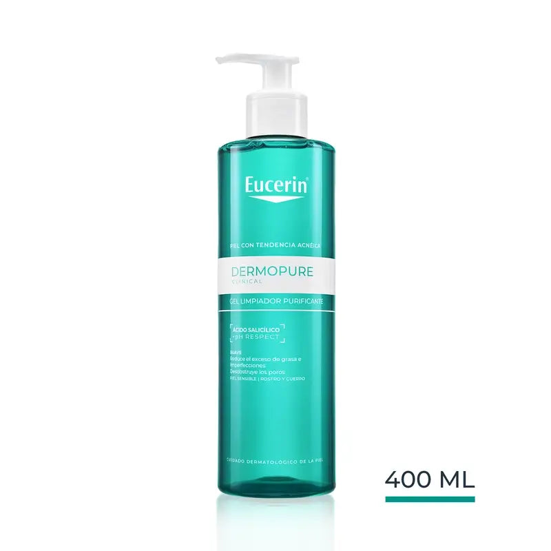 Eucerin Dermopure-Reinigungsgel, 400 ml
