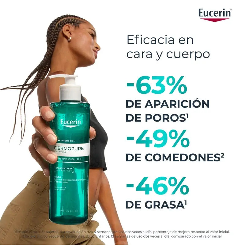 Eucerin Dermopure-Reinigungsgel, 400 ml