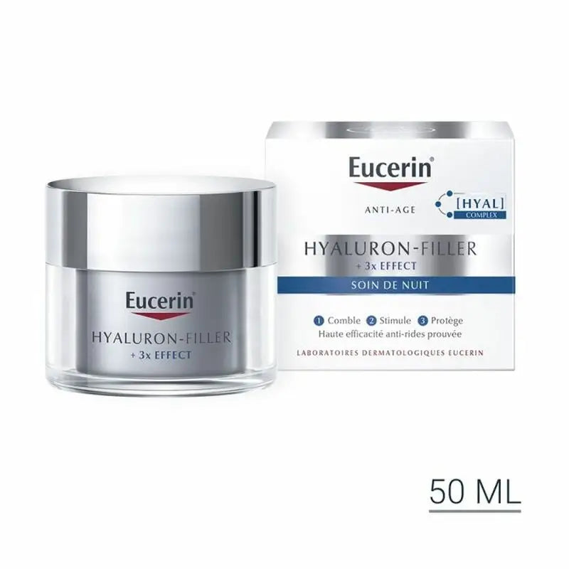 Eucerin Hyaluron Gesichtsauffüller 3X Nachtwirkung REPLACEMENT, 50 ml