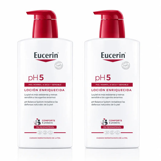 Eucerin Ph5 Angereicherte Lotion, 1000ml, Packung 2