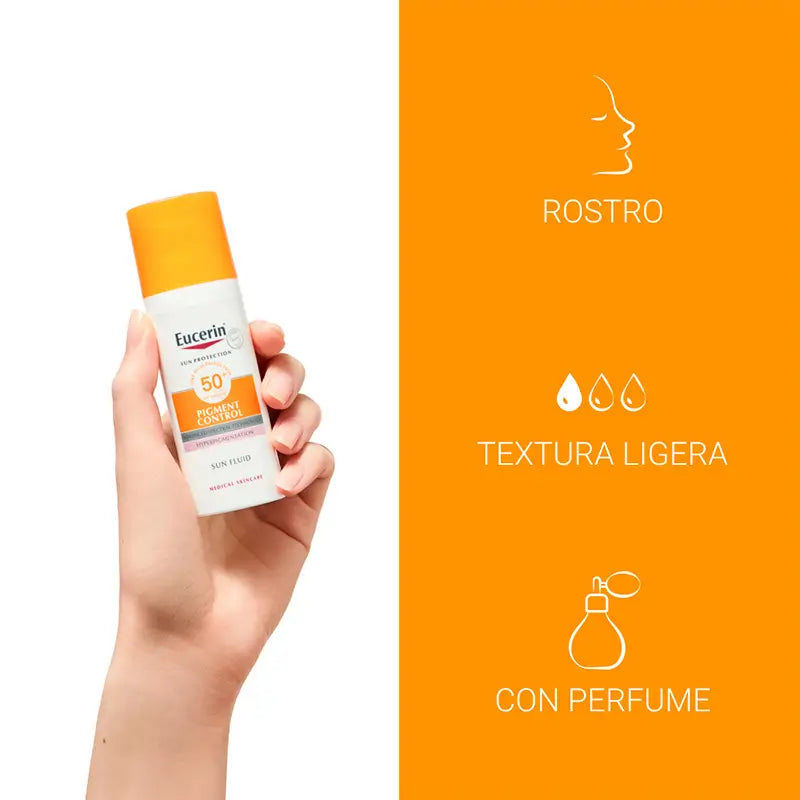 Eucerin Pigment Control SPF50+ Sonnenfluid, 50 ml