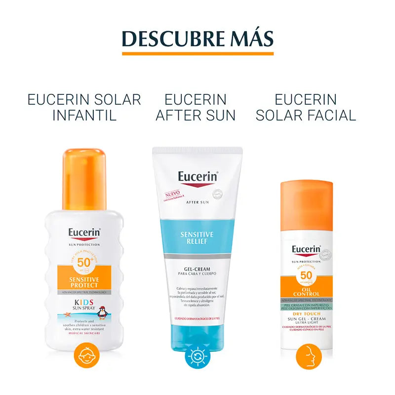 Eucerin Dry Touch Clear Sun Spray SPF50+, 200 ml