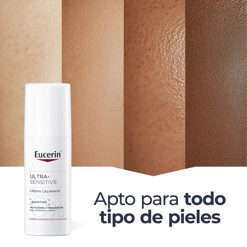 Eucerin Ultra-Sensitive Beruhigende Creme für normale bis Mischhaut, 50 ml