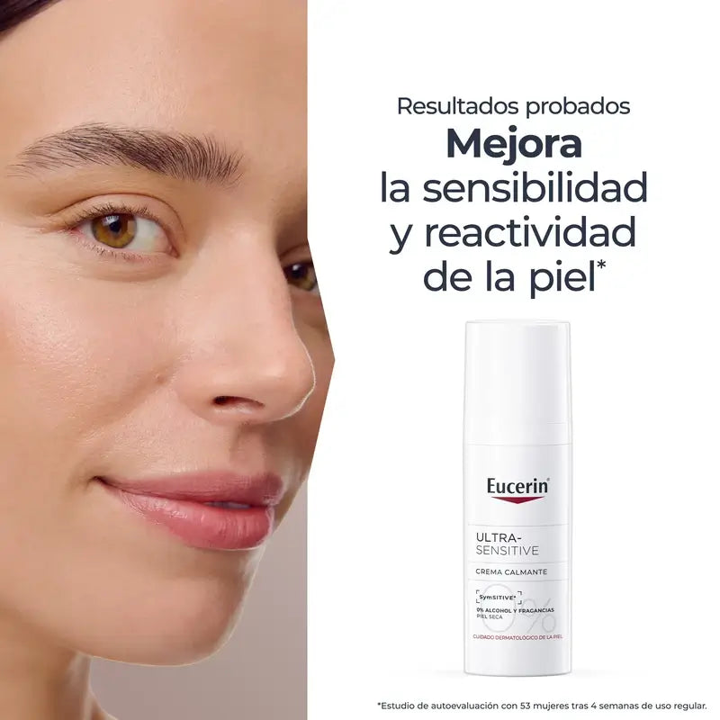 Eucerin Ultra-Sensitive Beruhigende Creme für trockene Haut, 50 ml