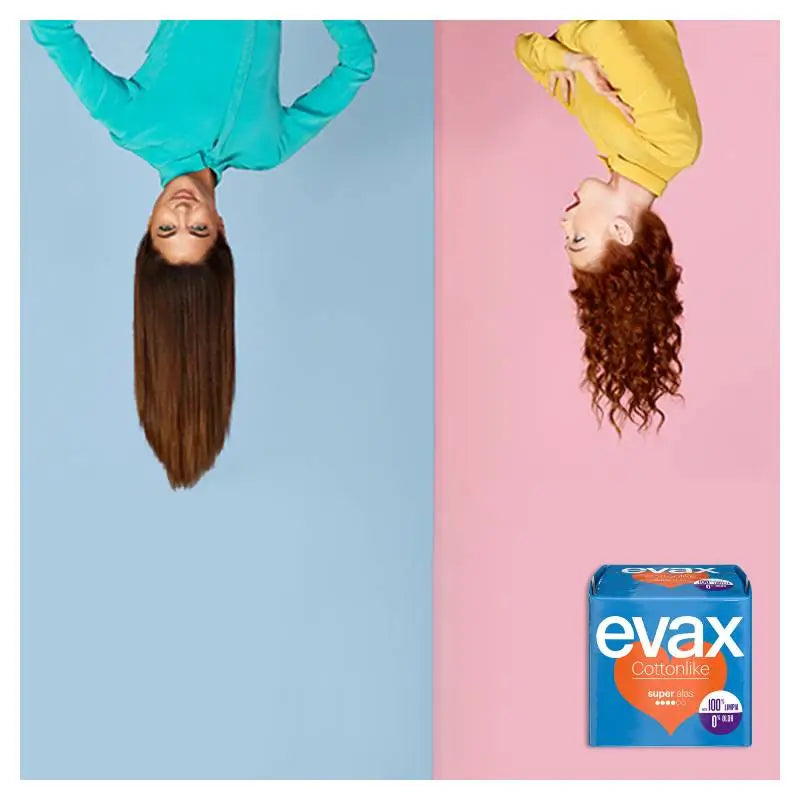 Evax Cottonlike Super Pads mit Flügeln 12 Stück
