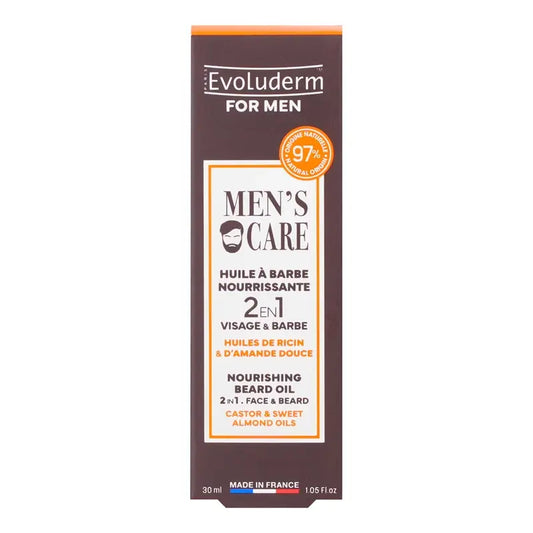 Evoluderm Pflegendes Bartöl - Für Männer, 30 ml