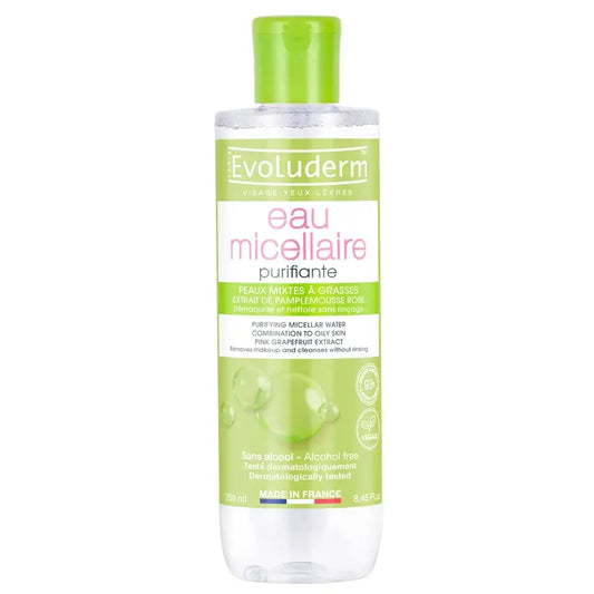 Evoluderm Micellar Water für Mischhaut, 250 ml