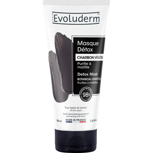 Evoluderm Detox Gesichtsmaske Holzkohle, 100