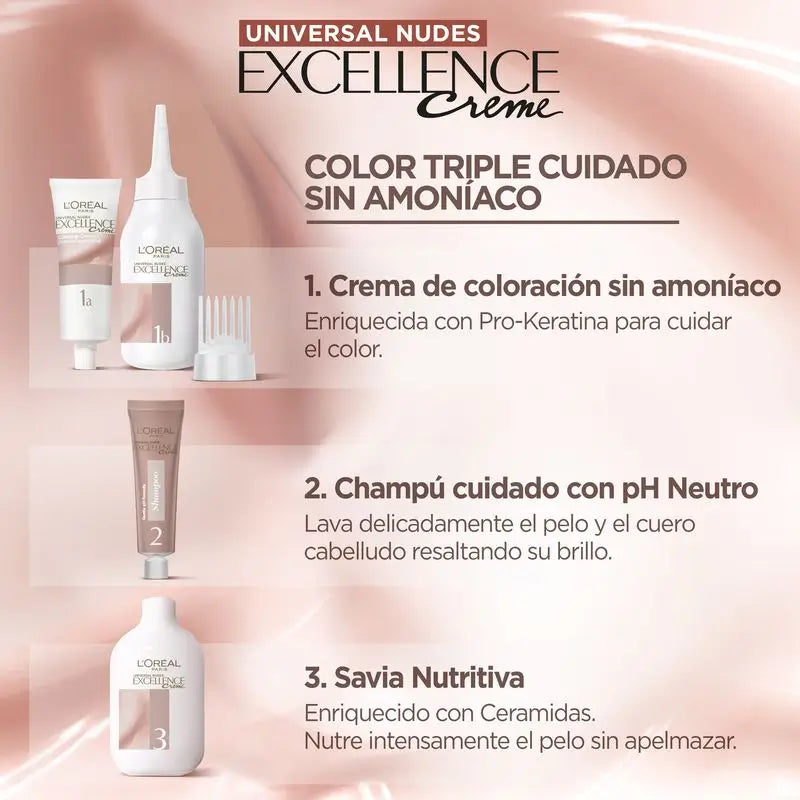 L'Oréal Paris Excell Univ Nudes Braun 4U 550
