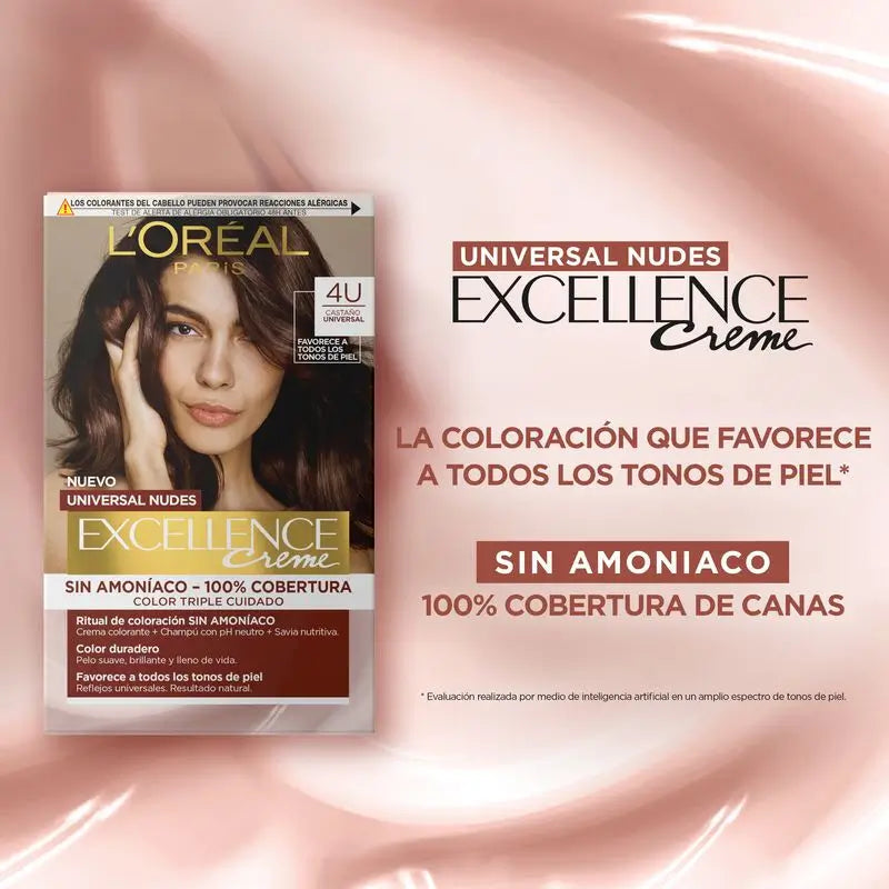 L'Oréal Paris Excell Univ Nudes Lt Braun 5U 550